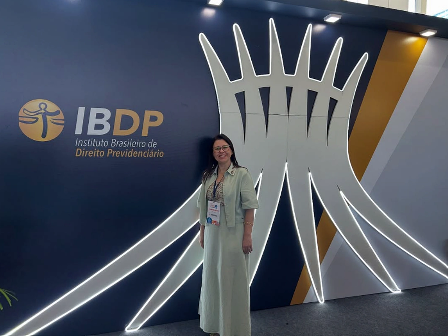 Ana Lúcia Teche em evento técnico de Direito Previdenciário